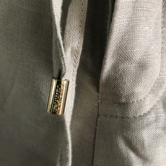 Calvin Klein Linen/Rayon Wide Leg Pants Size 6 - Picture 4 of 9